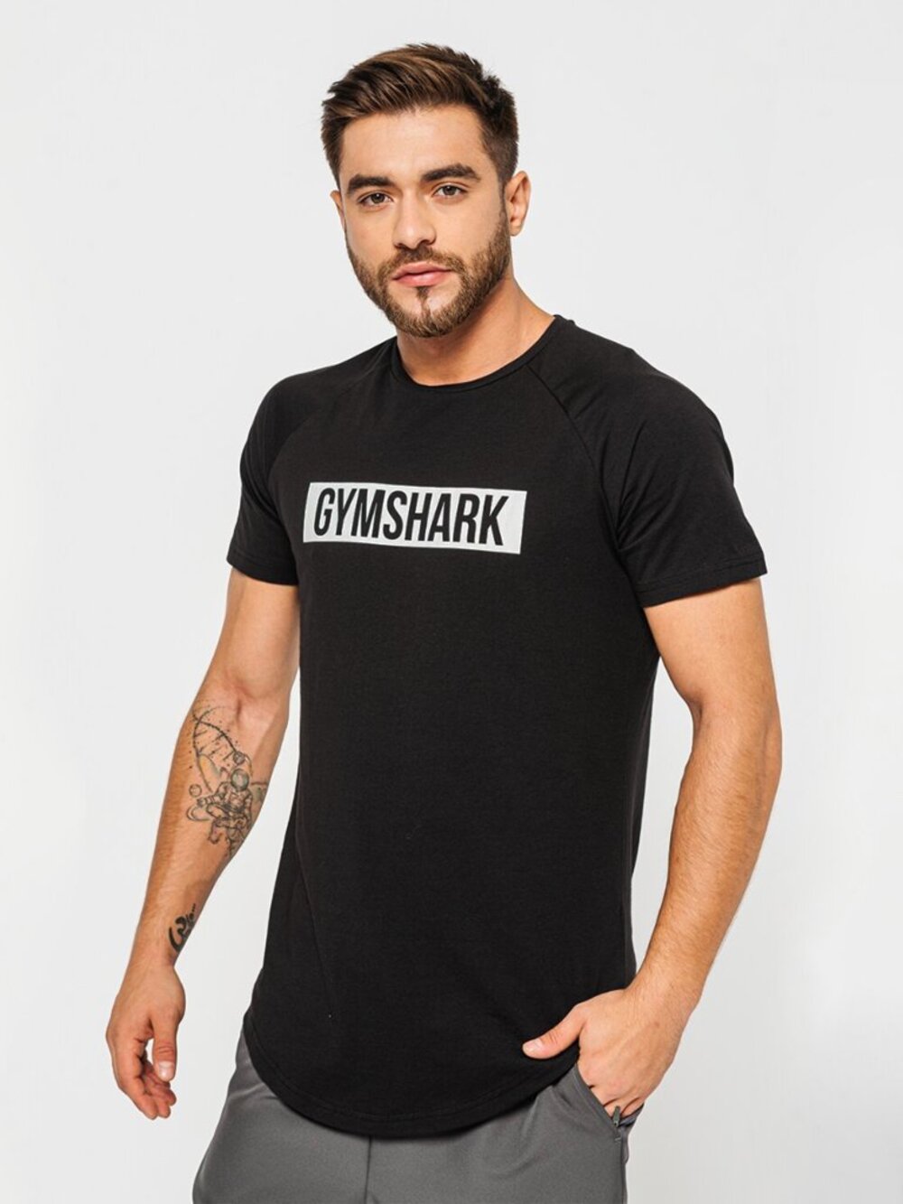 Gymshark  |  Block T-Shirt - Black